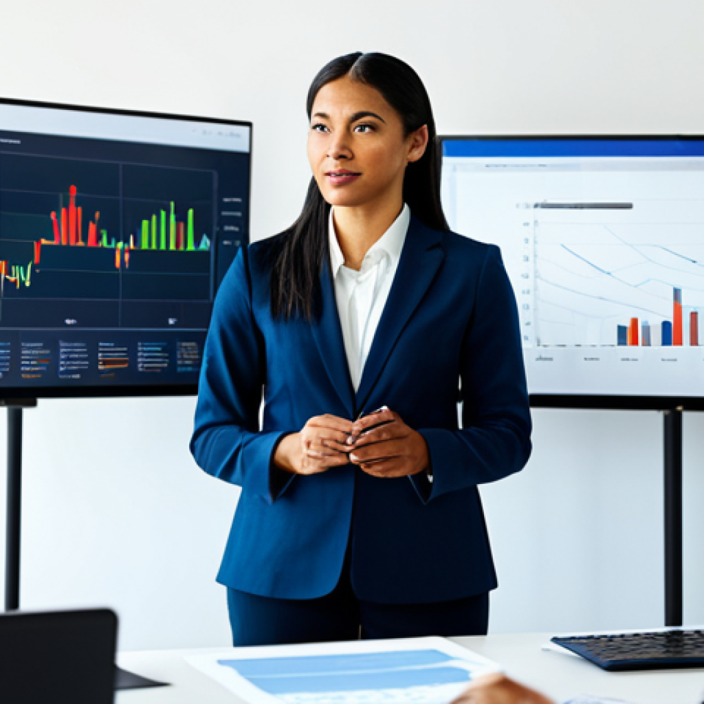 "A cybersecurity consultant in a well-lit, modern office, fully clothed in professional attire, presenting a vulnerability assessment report to a diverse team of business executives. The scene should emphasize collaboration and communication, with charts and graphs visible on a large display screen. Focus on conveying expertise, trust, and a data-driven approach. Safe for work, appropriate content, professional, modest, family-friendly, perfect anatomy, natural proportions."